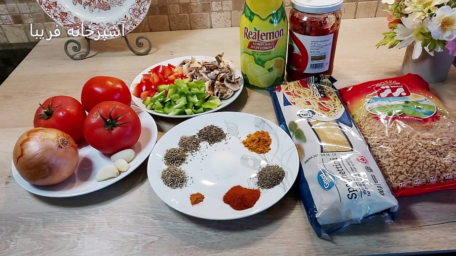طرز تهیه ماکارونی با سویا