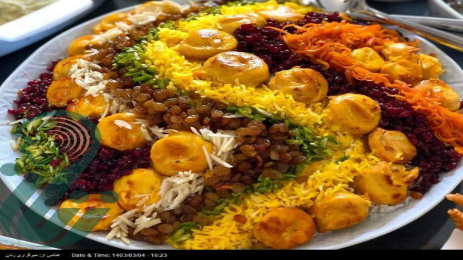 پلوی مخلوط/سالم/رژیمی/لذیذ