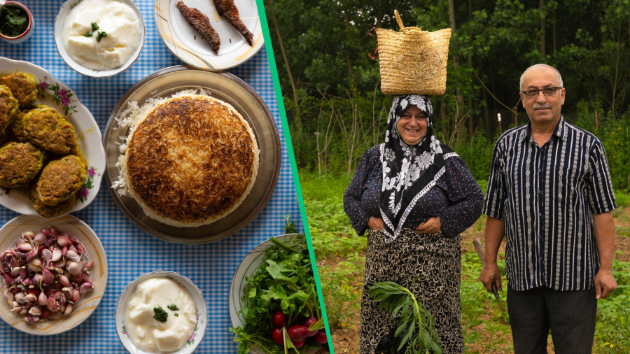 کوکوی نخود فرنگی از باغ تا بشقاب