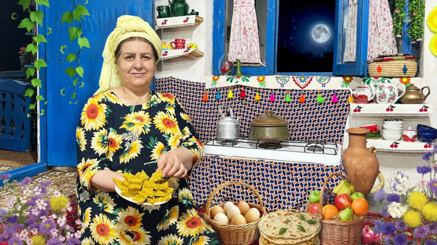 حلوا شیر بدون روغن فوق العاده خوشمزه